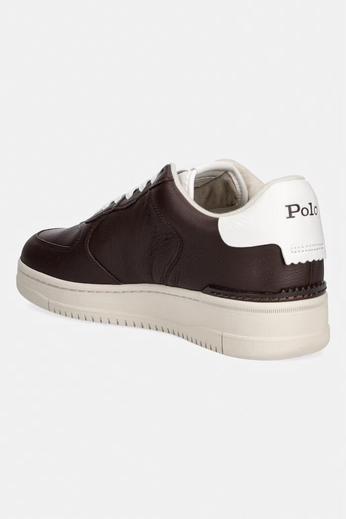 Polo Ralph Lauren Mastr Ct Sig маратонки мъжки от кожа кафяви 809P13086003