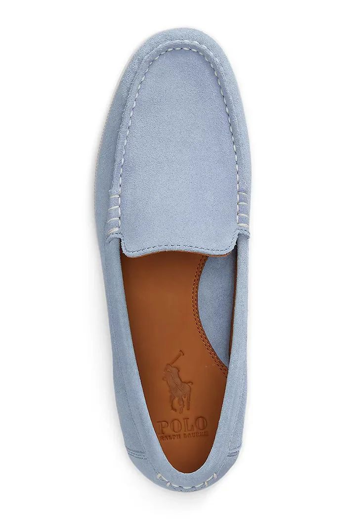 Polo Ralph Lauren мъжки кожени мокасини Merton Vnetn сини 803P09766003