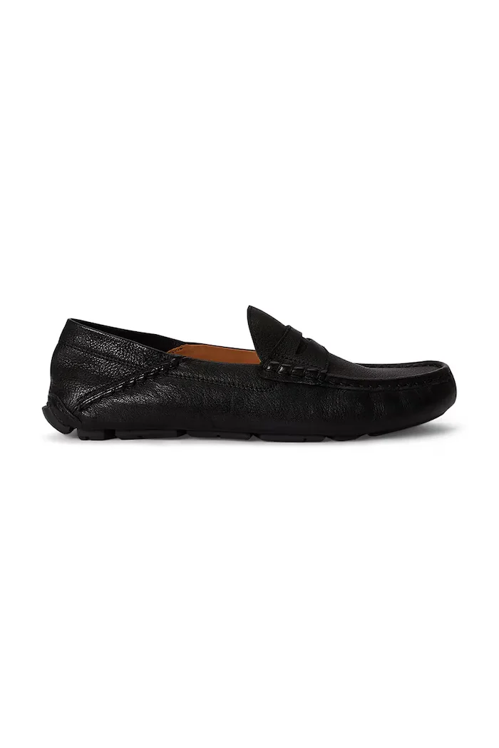 Polo Ralph Lauren мокасини мъжки кожени Anders Collp черни 803P07633001