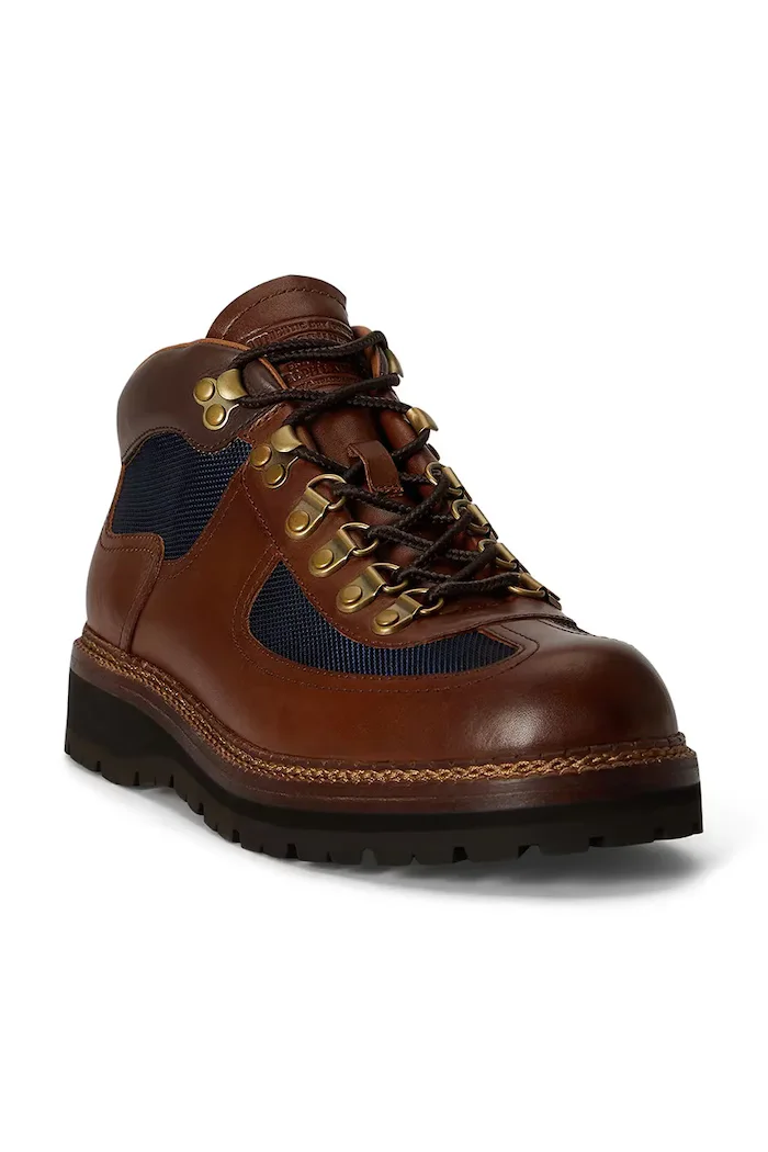 Polo Ralph Lauren обувки мъжки Polo Alp Mid кафяви 812P15879001