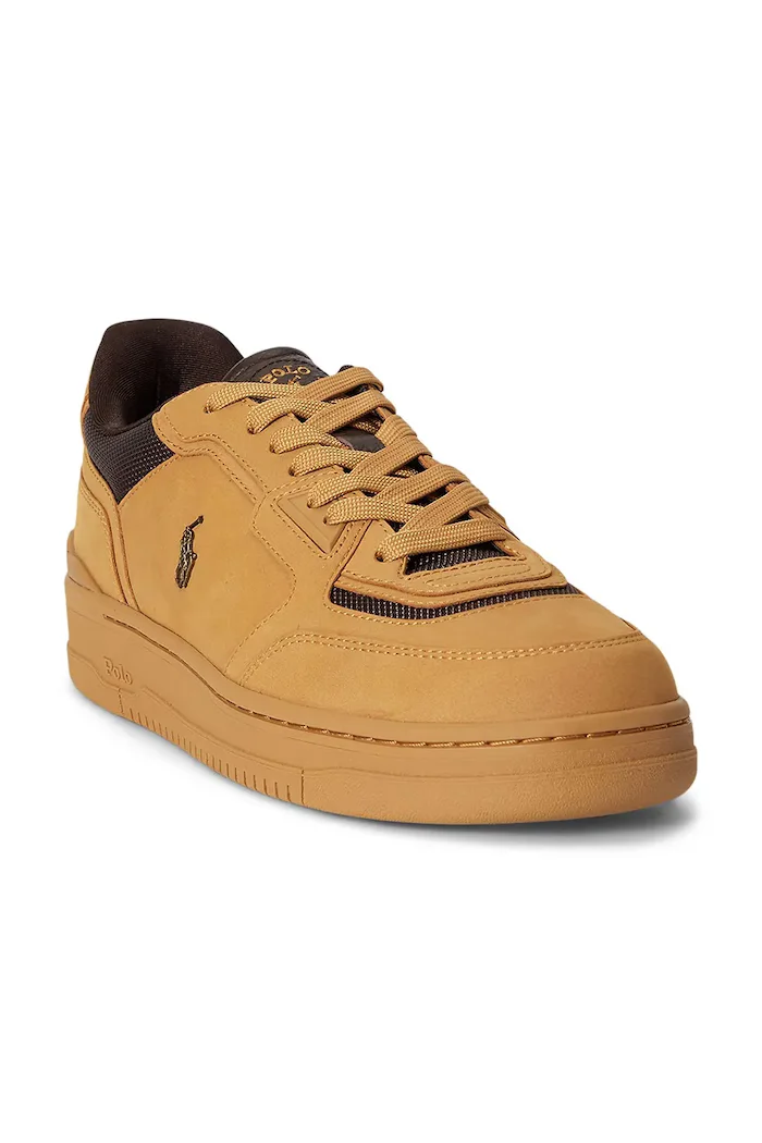 Polo Ralph Lauren Opn Mster Pp маратонки мъжки от кожа жълти 809P15665003
