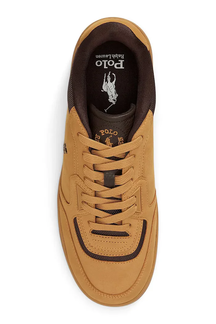Polo Ralph Lauren Opn Mster Pp маратонки мъжки от кожа жълти 809P15665003