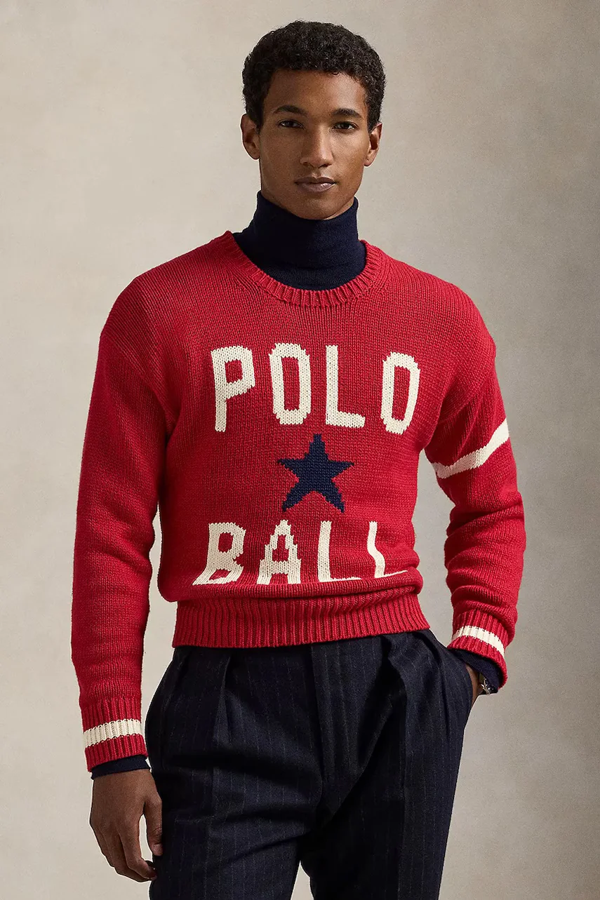 Polo Ralph Lauren Памучен пуловер