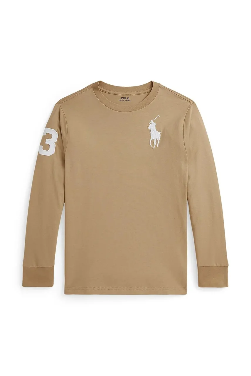 Polo Ralph Lauren Памучна блуза с дълги ръкави