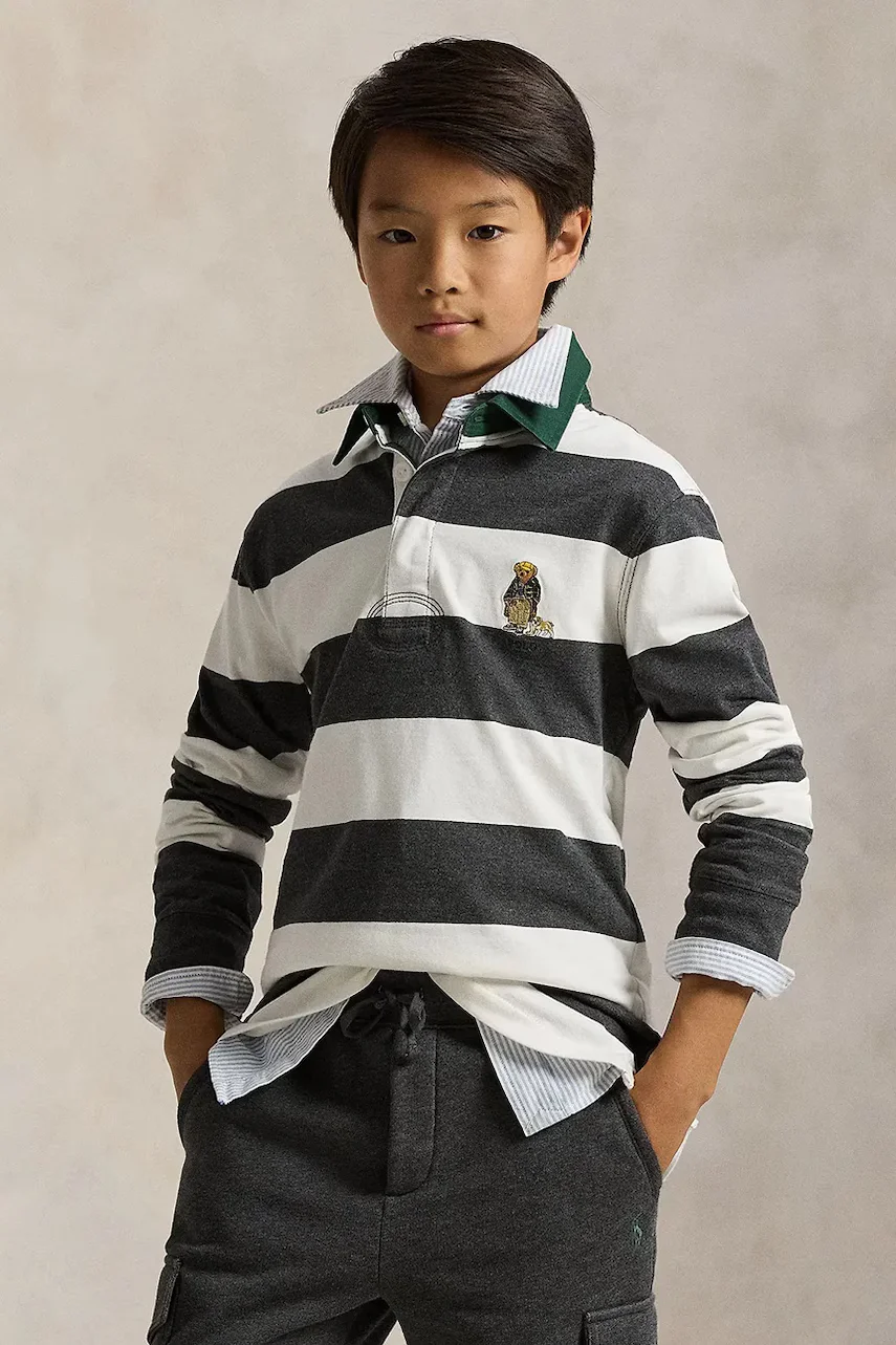 Polo Ralph Lauren Памучна блуза с дълги ръкави
