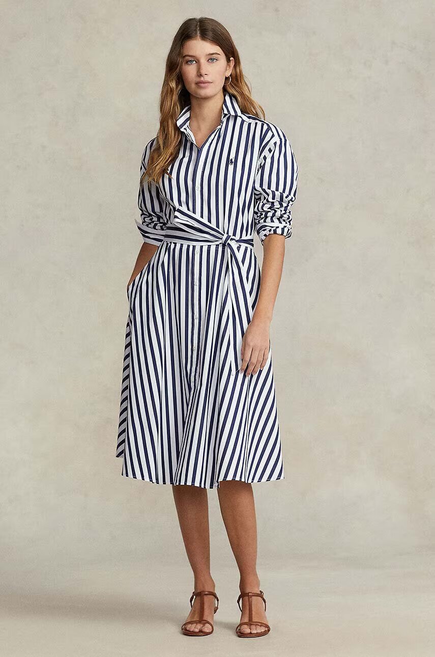 Polo Ralph Lauren Памучна рокля