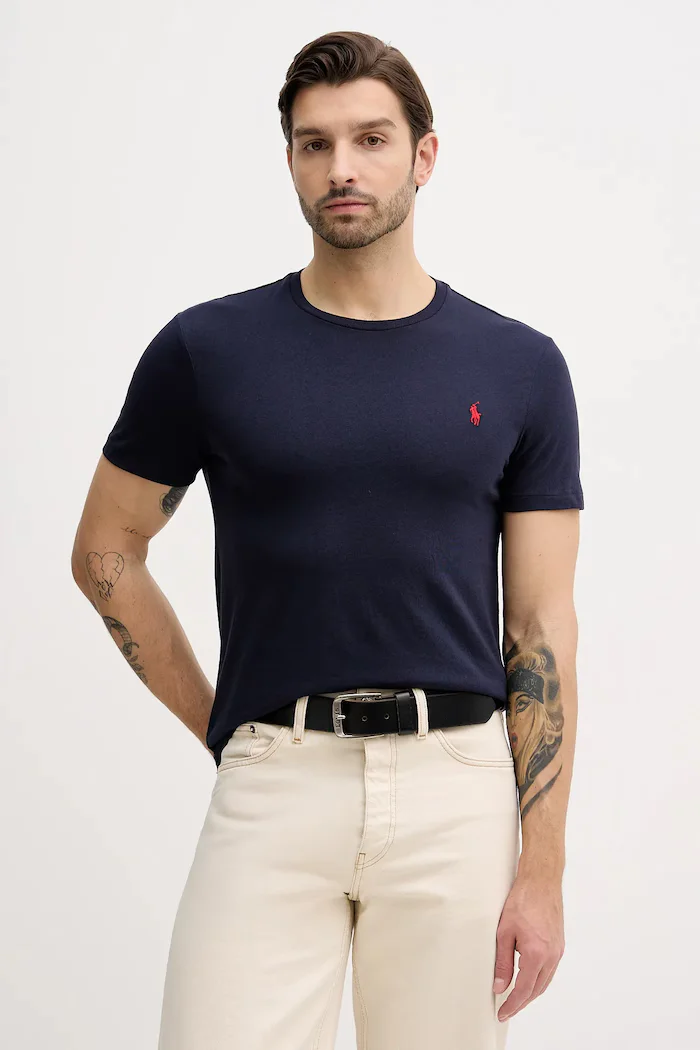 Polo Ralph Lauren Памучна тениска (2 броя) в бяло с изчистен дизайн 710B14689