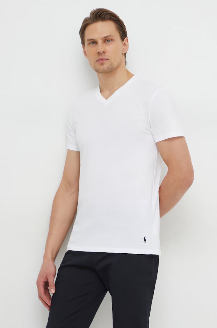 Polo Ralph Lauren Памучна тениска (3 броя) с меланжов десен 714936903