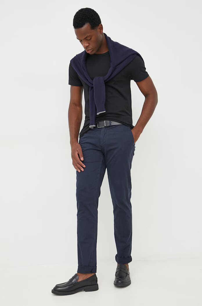 Polo Ralph Lauren Памучна тениска (3 броя) в черно с изчистен дизайн 714830304014