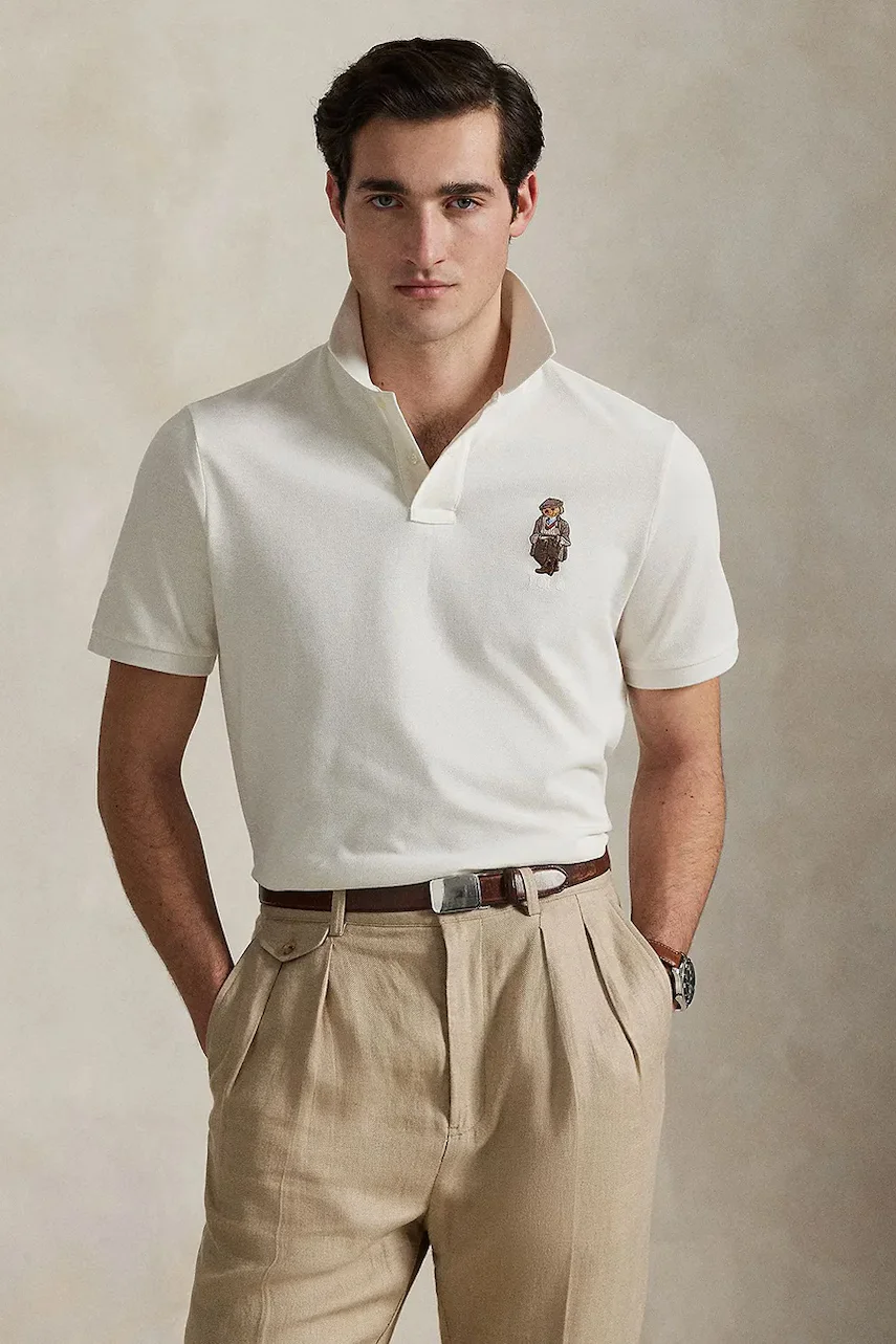 Polo Ralph Lauren Памучна тениска с яка