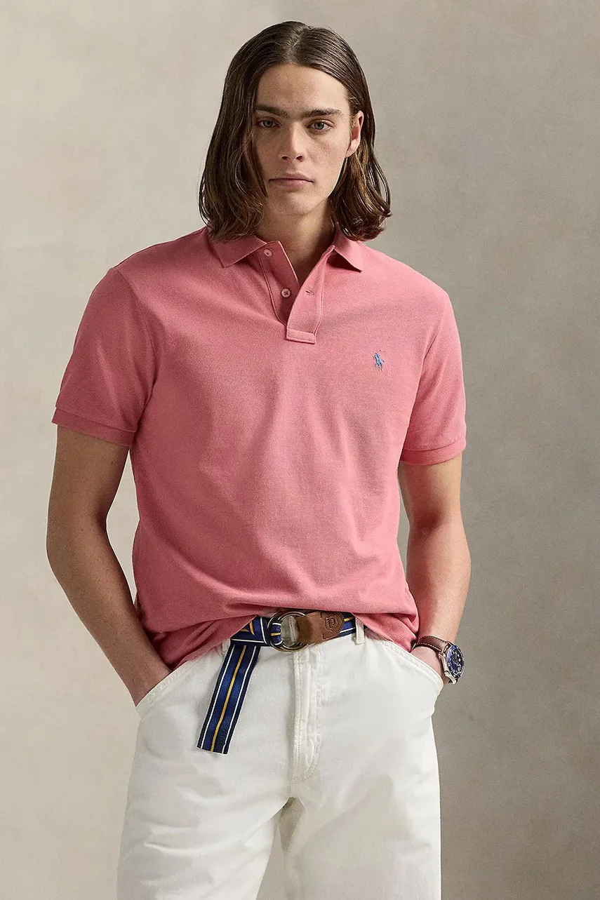Polo Ralph Lauren Памучна тениска с яка