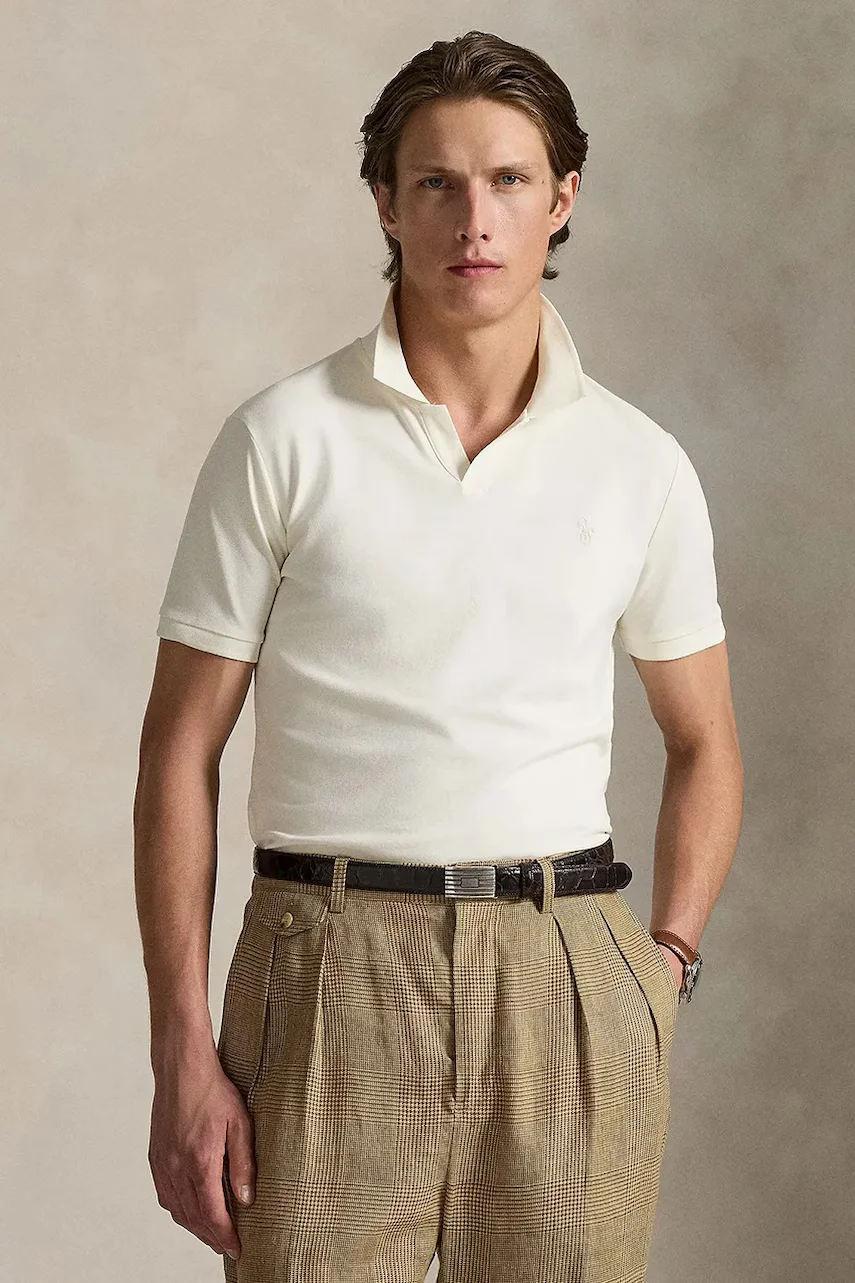 Polo Ralph Lauren Памучна тениска с яка
