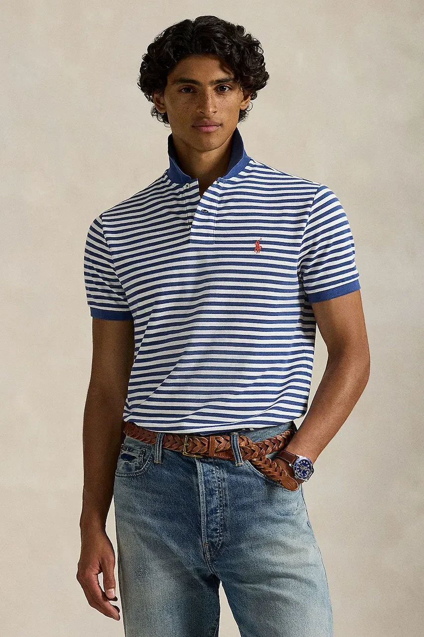 Polo Ralph Lauren Памучна тениска с яка