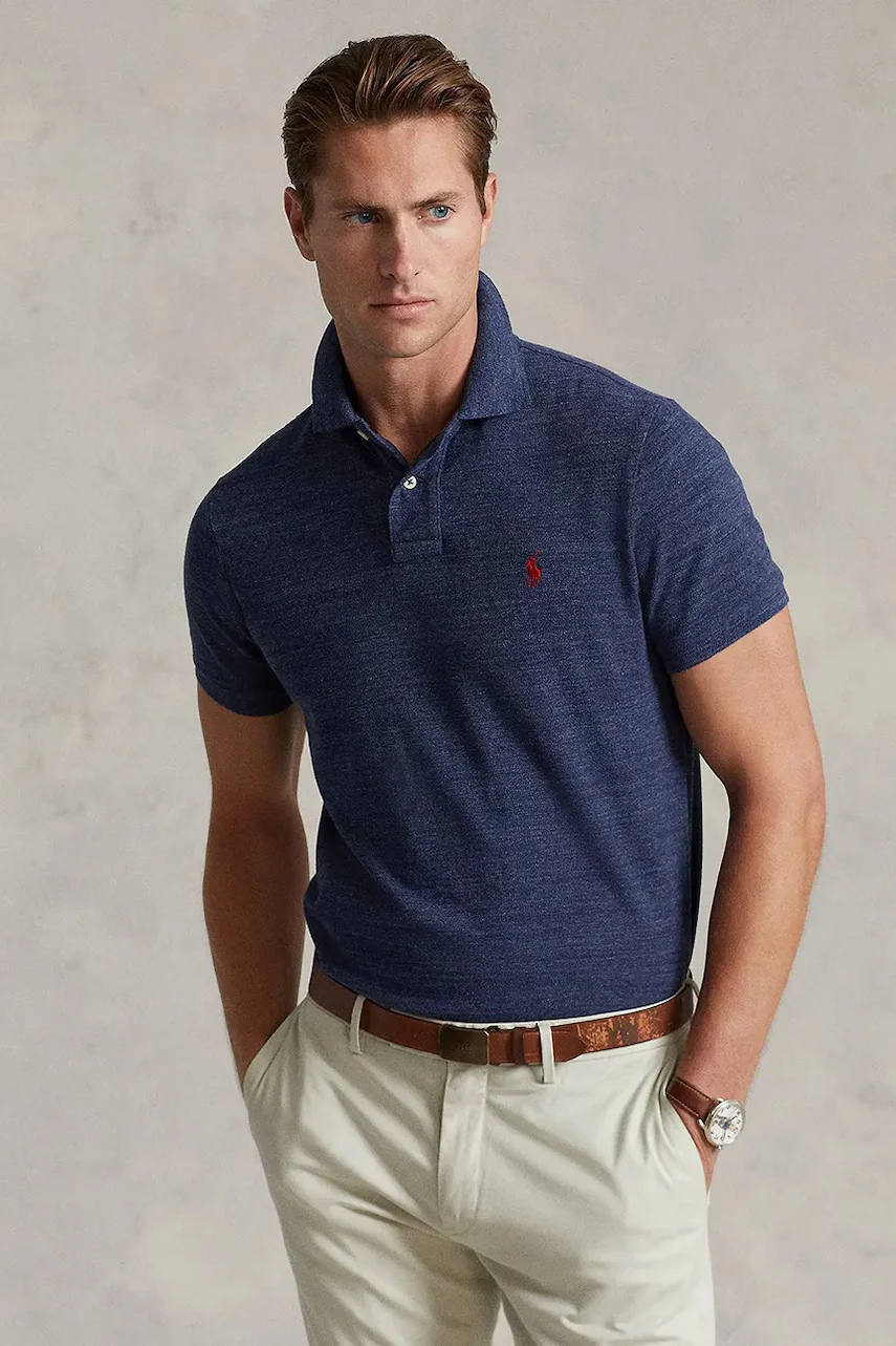 Polo Ralph Lauren Памучна тениска с яка