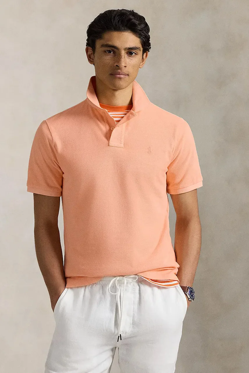 Polo Ralph Lauren Памучна тениска с яка