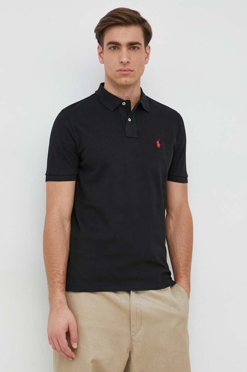 Polo Ralph Lauren Памучна тениска с яка
