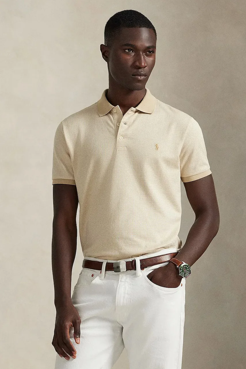 Polo Ralph Lauren Памучна тениска с яка