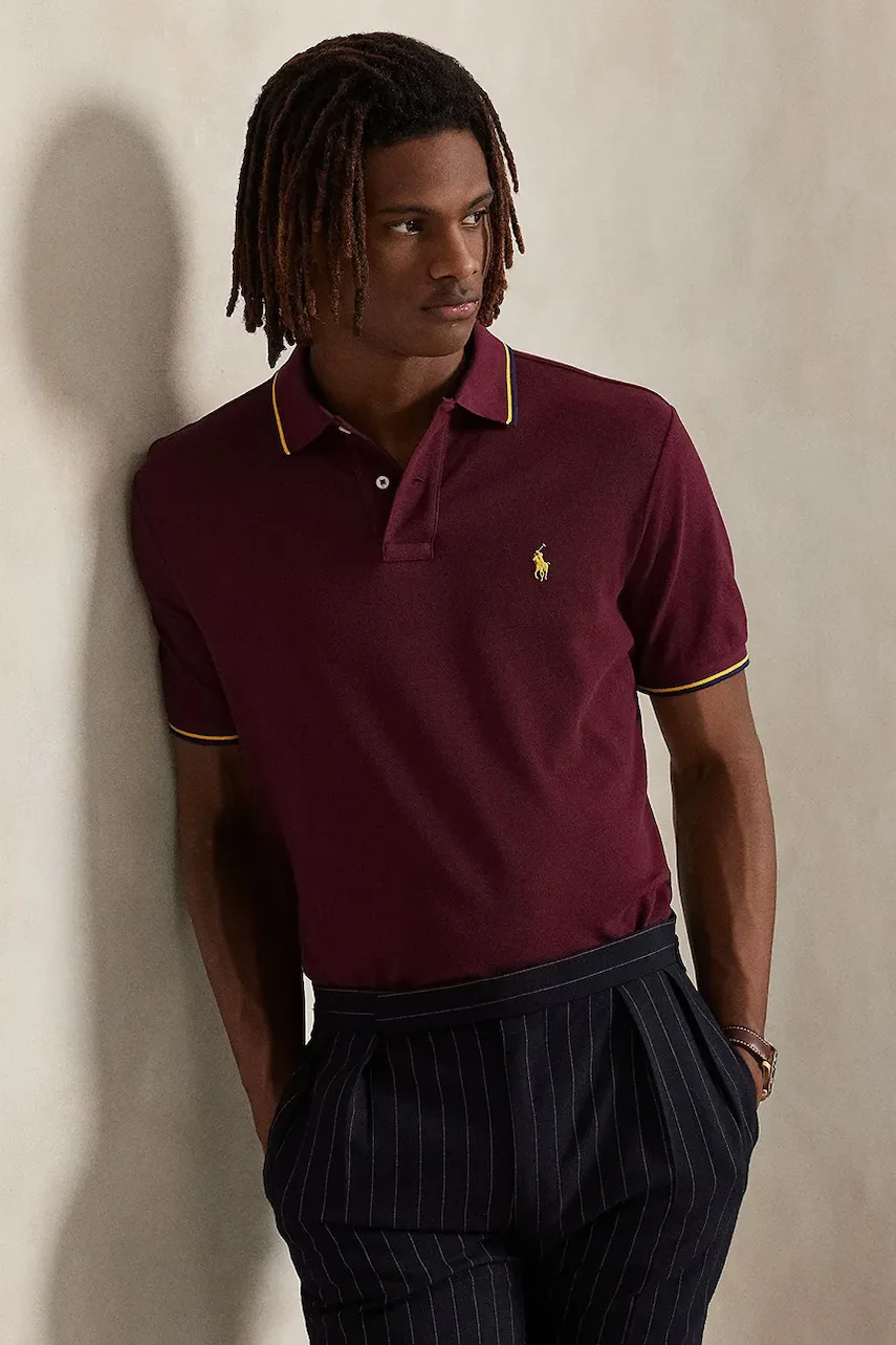 Polo Ralph Lauren Памучна тениска с яка