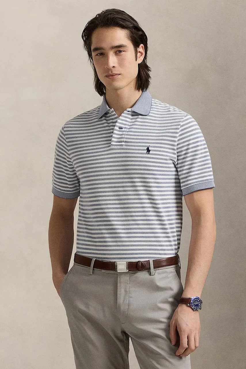 Polo Ralph Lauren Памучна тениска с яка
