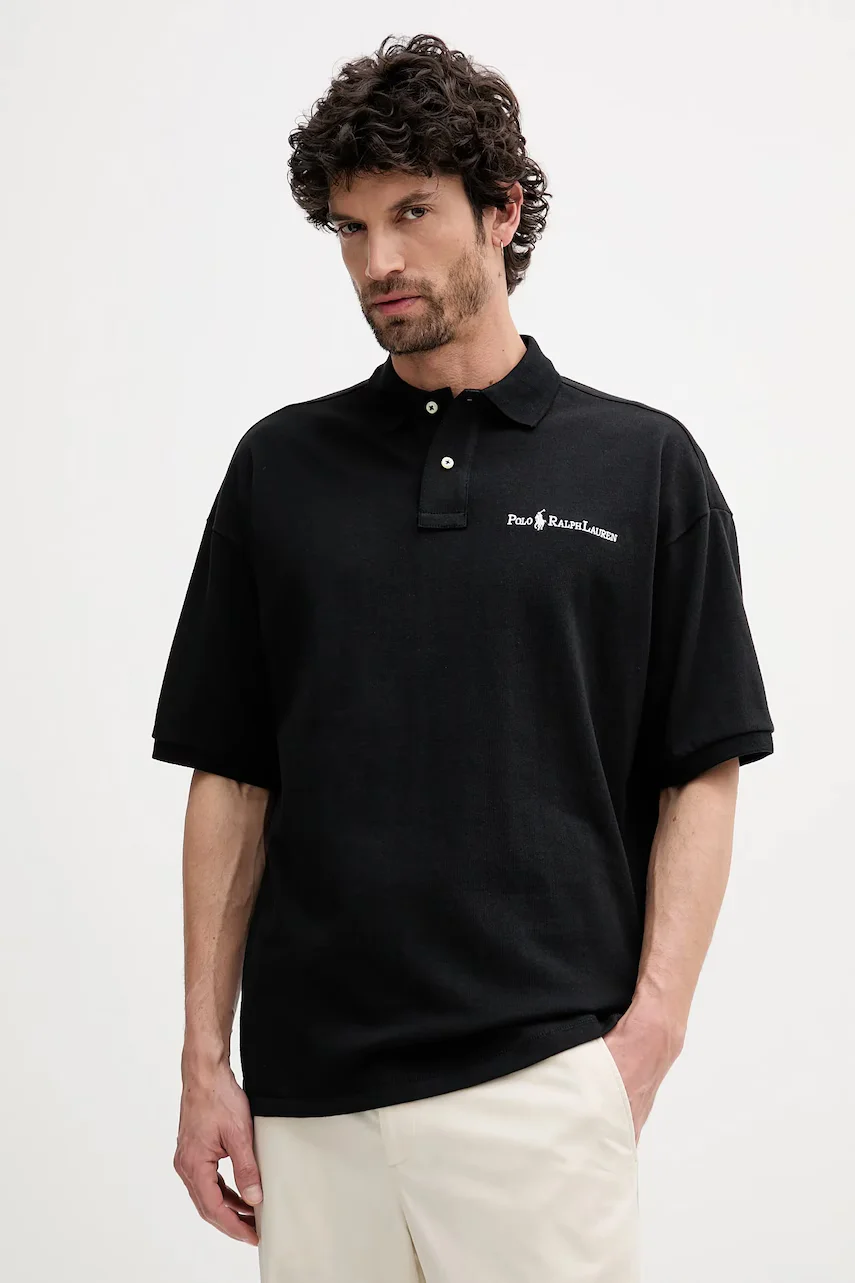 Polo Ralph Lauren Памучна тениска с яка