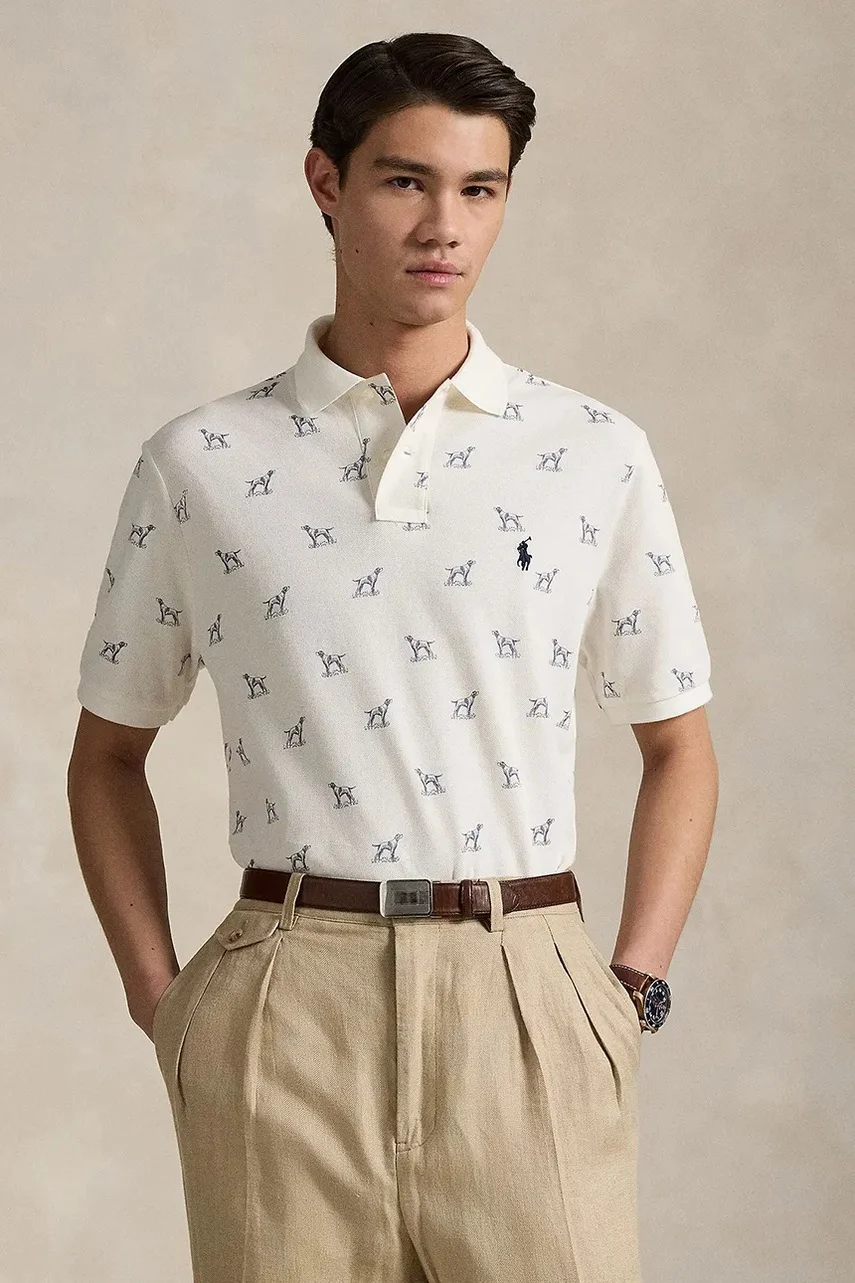 Polo Ralph Lauren Памучна тениска с яка