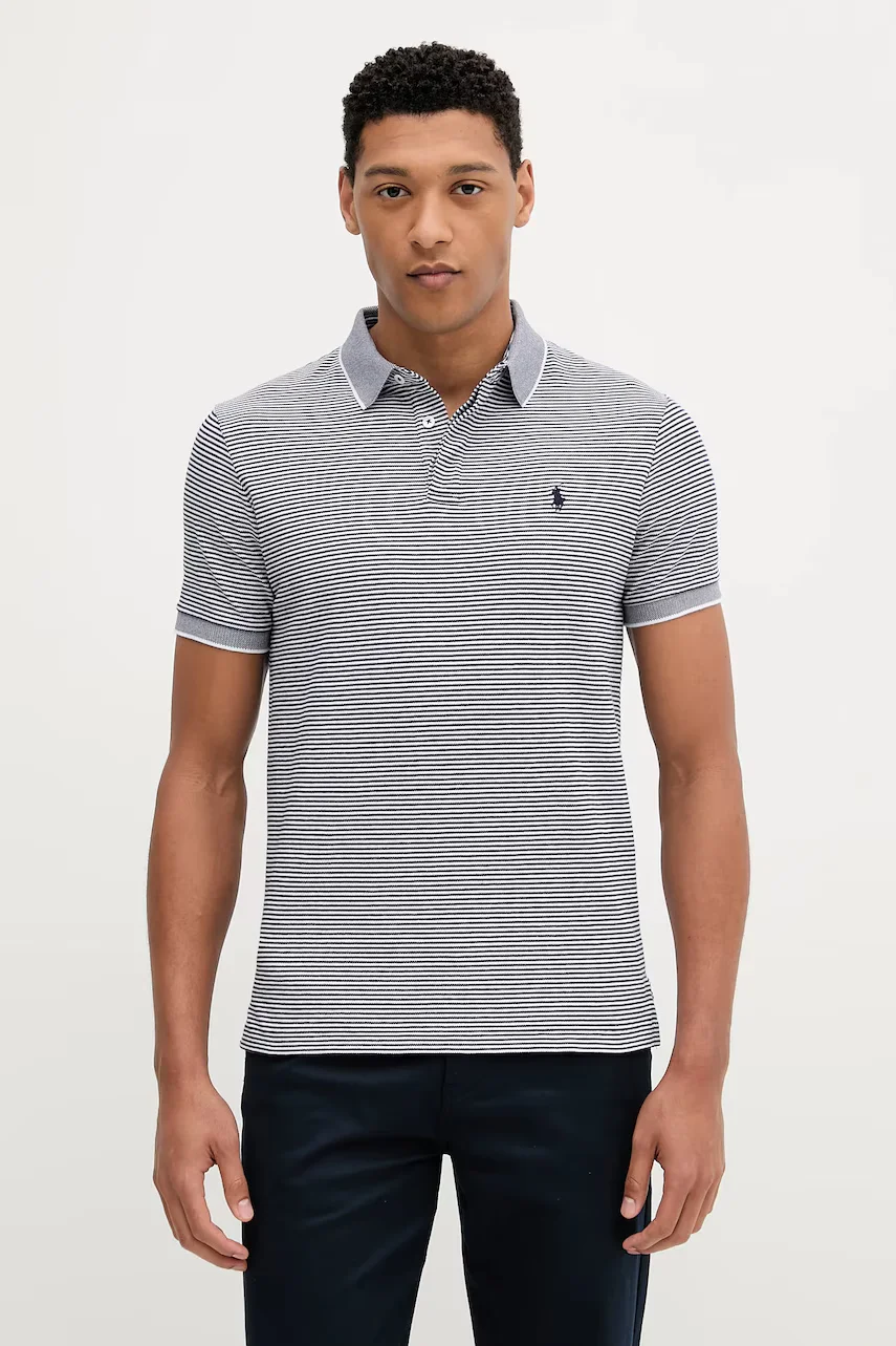Polo Ralph Lauren Памучна тениска с яка