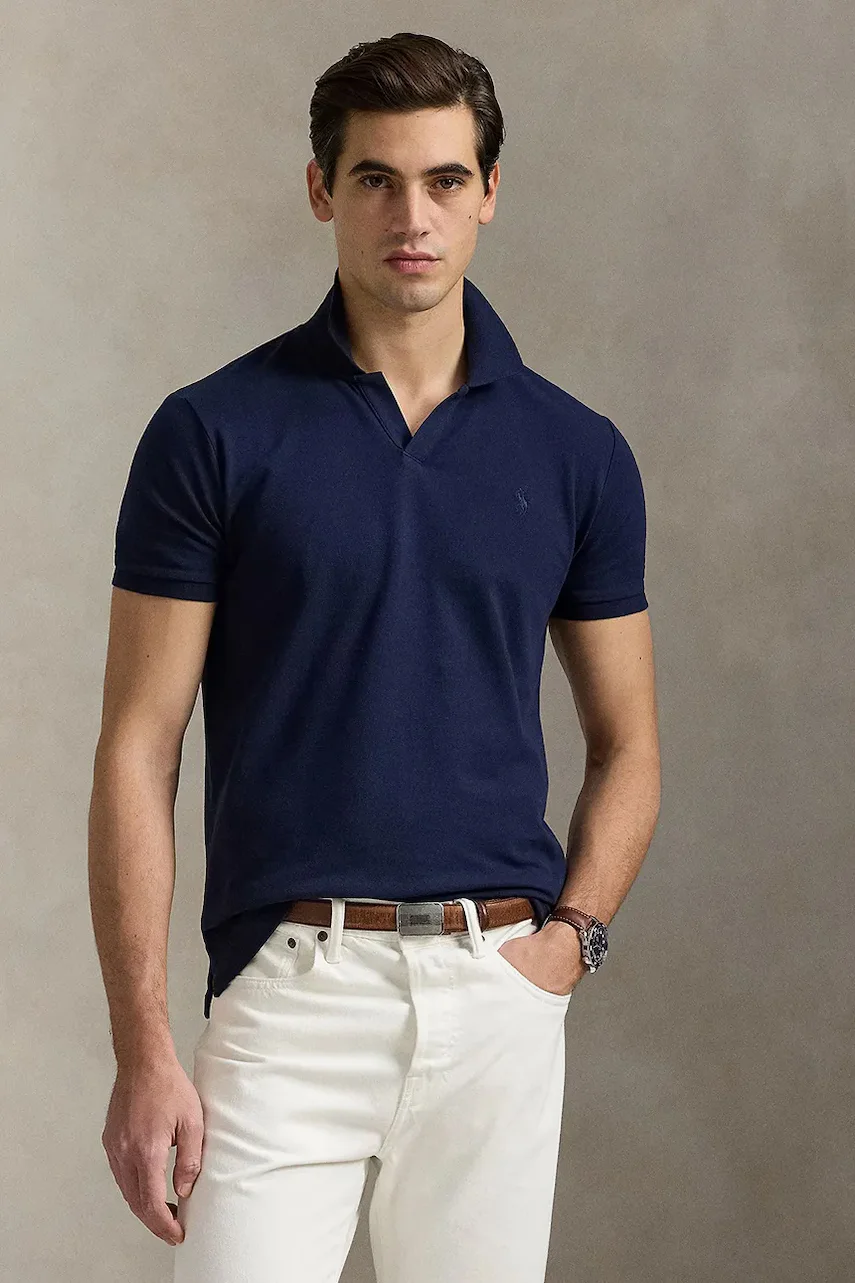 Polo Ralph Lauren Памучна тениска с яка