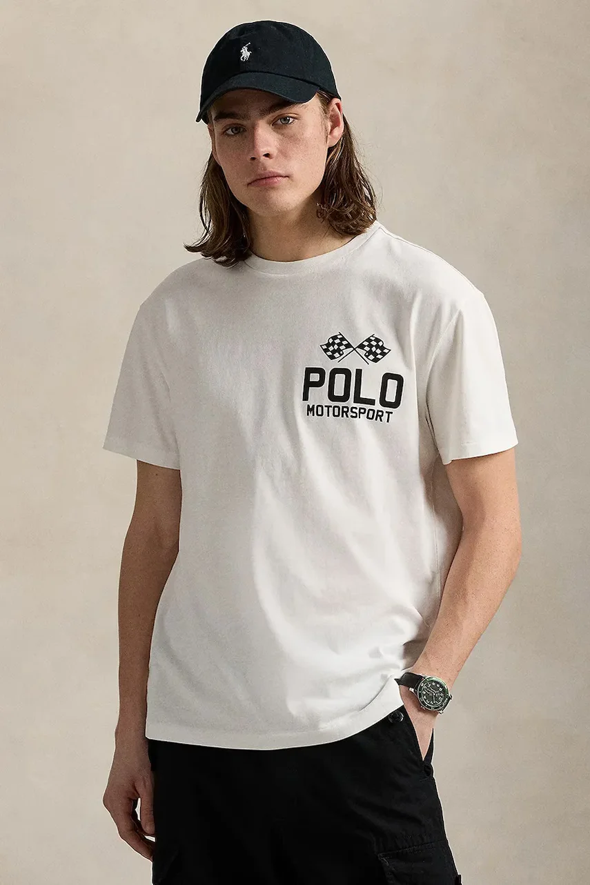 Polo Ralph Lauren Памучна тениска Sscnclsm1 Short Sleeve