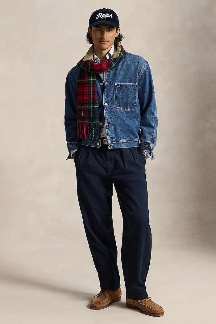 Polo Ralph Lauren панталон чино дамски от памук тъмносин 710B24582