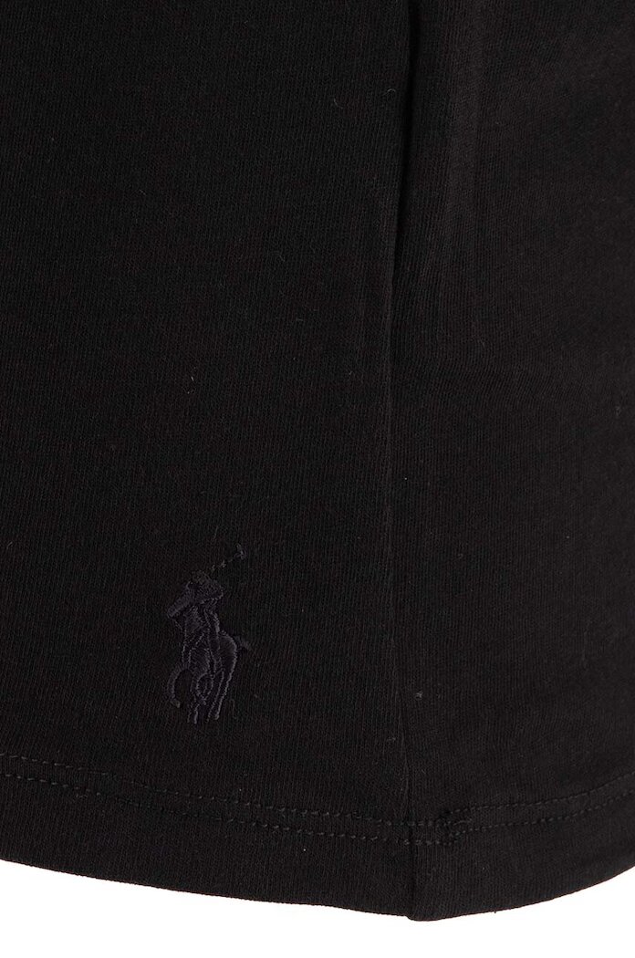 Polo Ralph Lauren Пижама (2 броя) в черно с изчистен дизайн