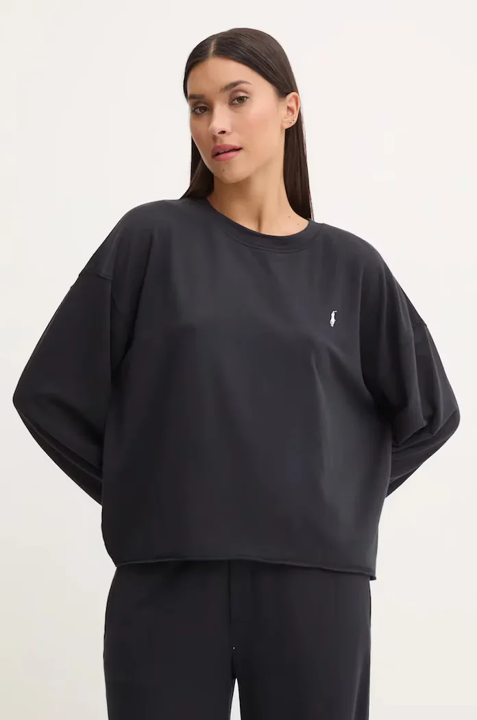 Polo Ralph Lauren пижама от две части дамска черна 4P8030