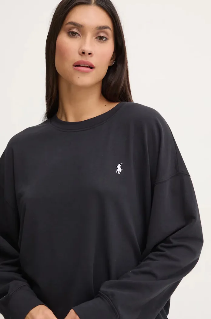 Polo Ralph Lauren пижама от две части дамска черна 4P8030