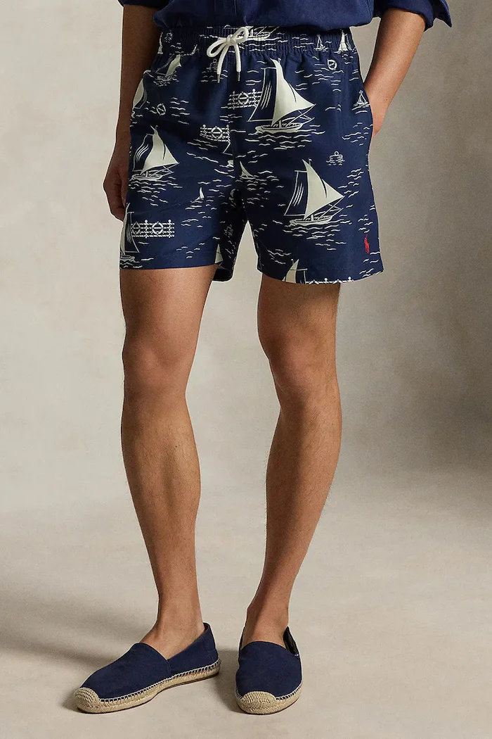 Polo Ralph Lauren плувни шорти мъжки тъмносини 710B18029
