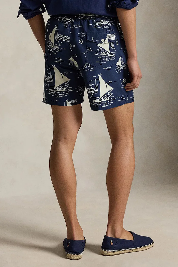 Polo Ralph Lauren плувни шорти мъжки тъмносини 710B18029