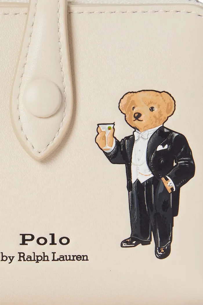 Polo Ralph Lauren портфейл дамски от кожа бежов 427P18490