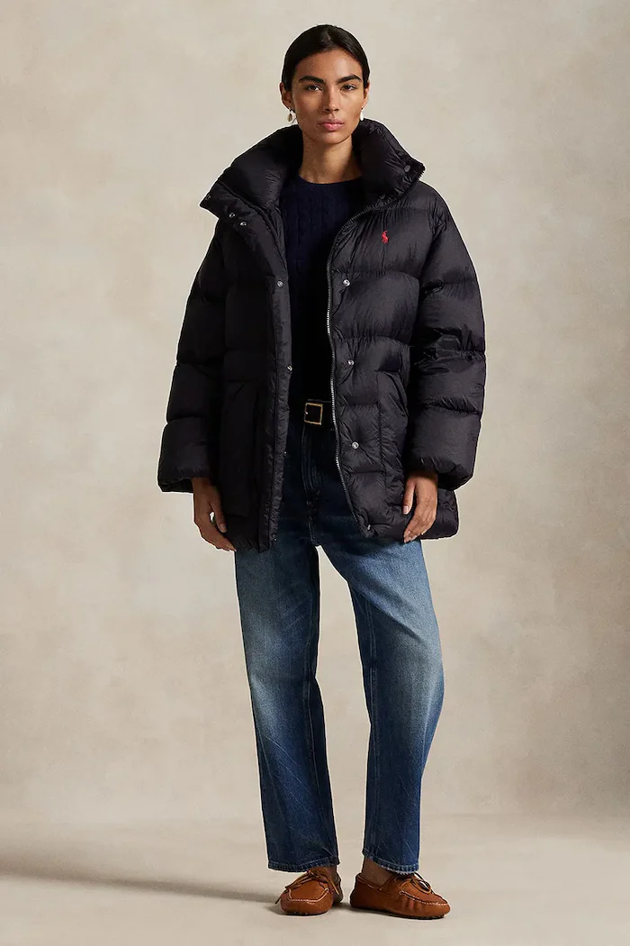 Polo Ralph Lauren пухено яке дамско черно 211971186