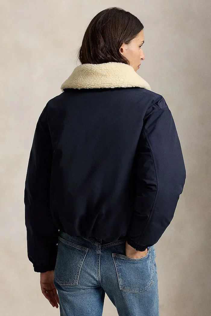 Polo Ralph Lauren пухено яке дамско тъмносиньо 211A97141