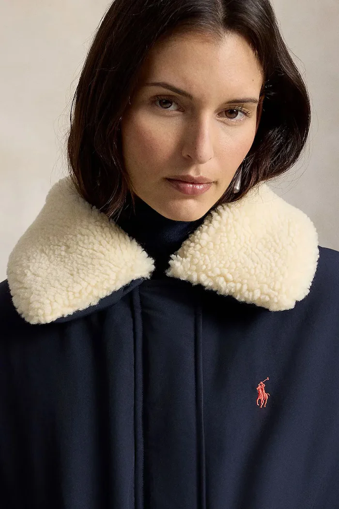 Polo Ralph Lauren пухено яке дамско тъмносиньо 211A97141
