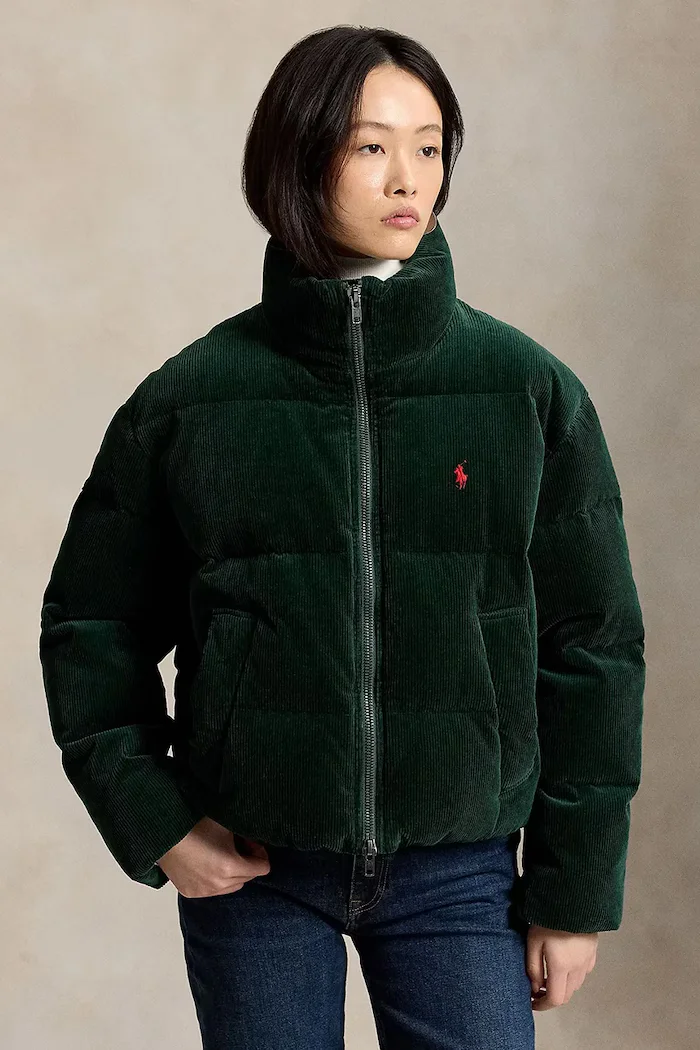 Polo Ralph Lauren пухено яке дамско зелено 211B20376