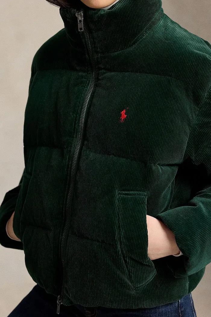Polo Ralph Lauren пухено яке дамско зелено 211B20376