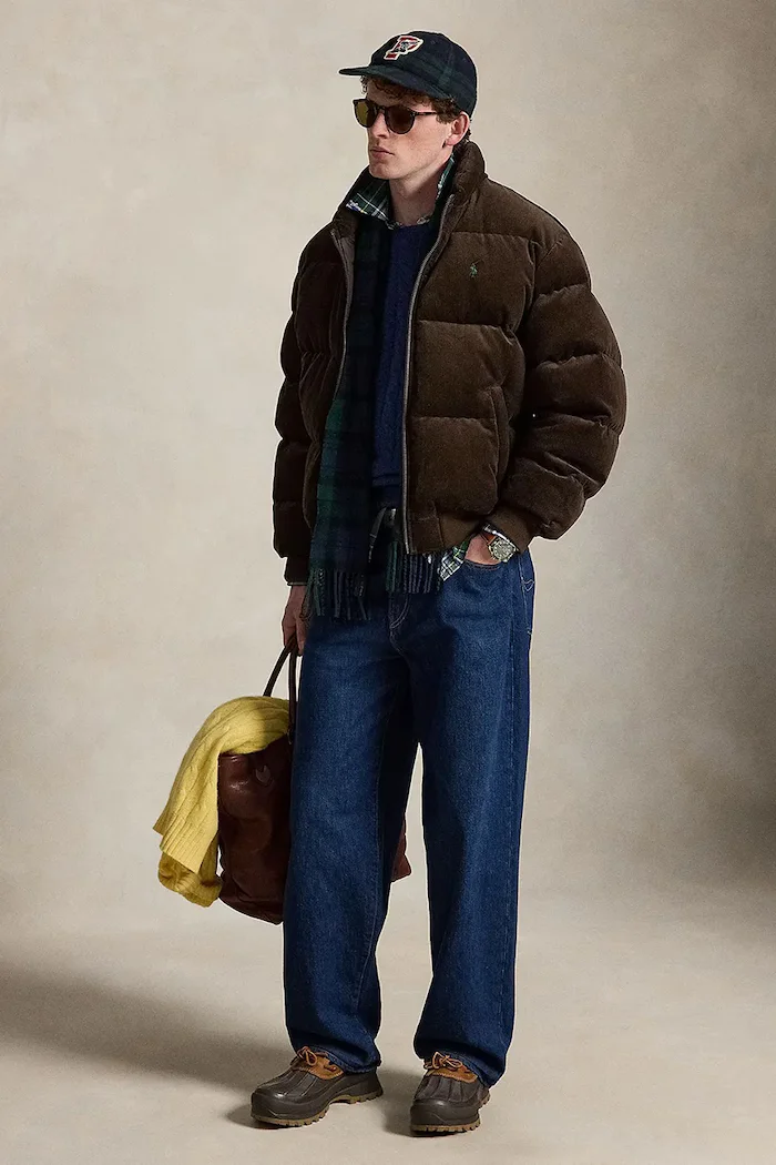 Polo Ralph Lauren пухено яке мъжко кафяво 710B30162