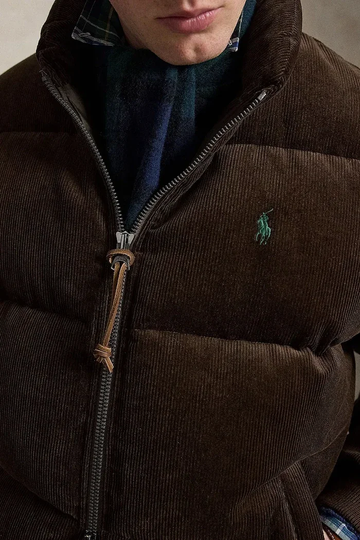 Polo Ralph Lauren пухено яке мъжко кафяво 710B30162