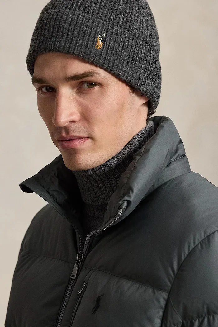 Polo Ralph Lauren пухено яке мъжко сиво 710968278