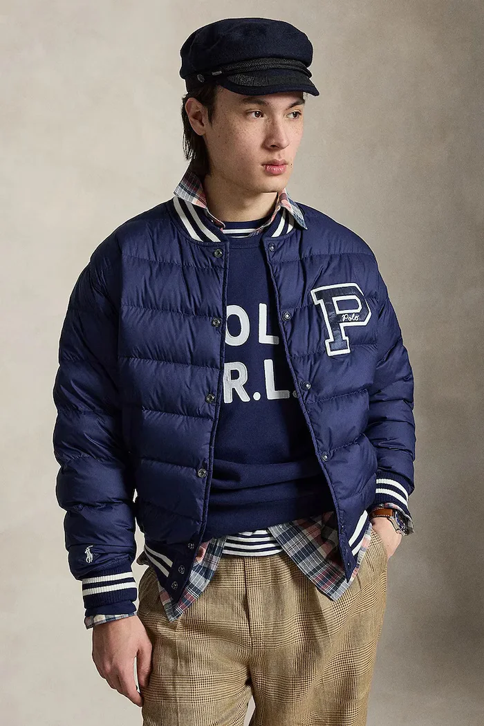 Polo Ralph Lauren пухено яке мъжко тъмносиньо 710B17649