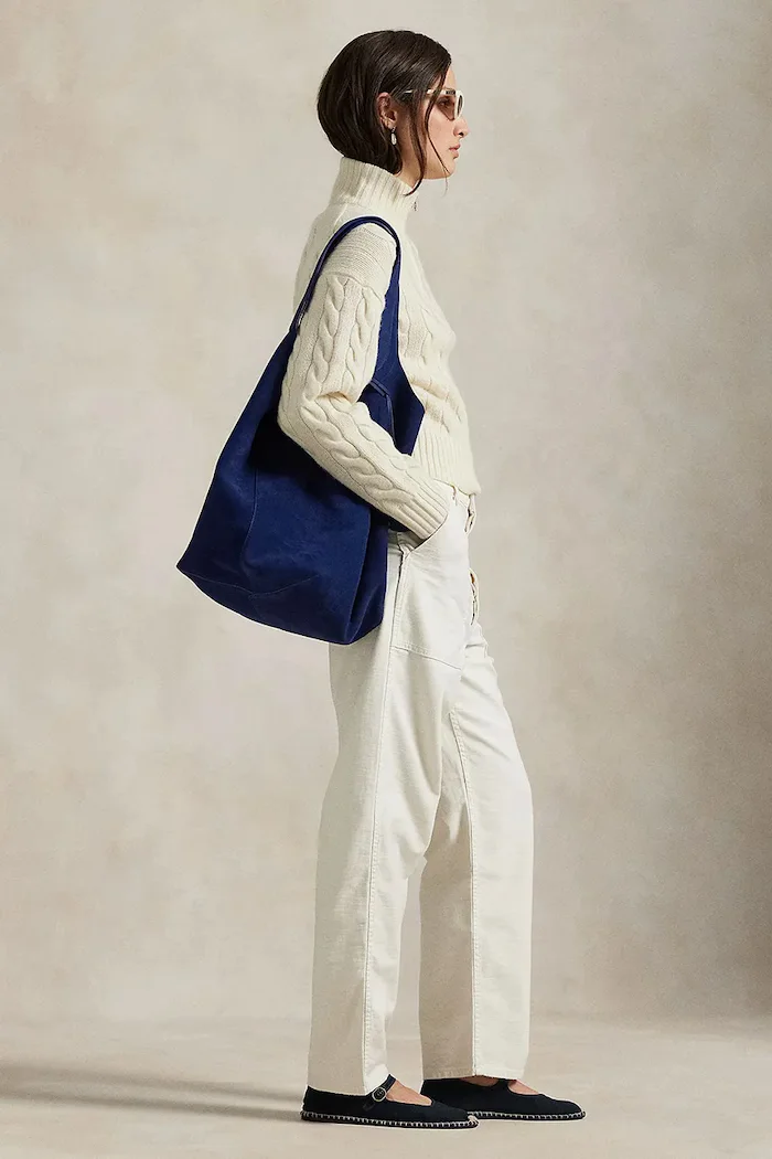 Polo Ralph Lauren пуловер дамски от вълна бял 211972130