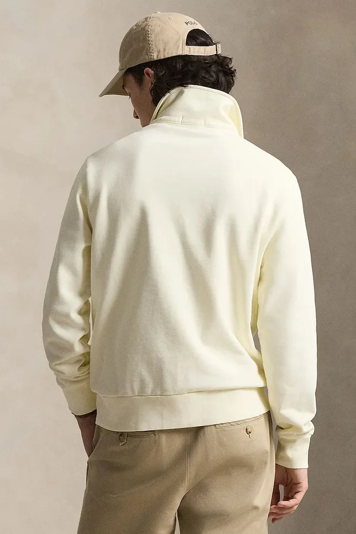 Polo Ralph Lauren пуловер мъжки от памук бежов 710B18911