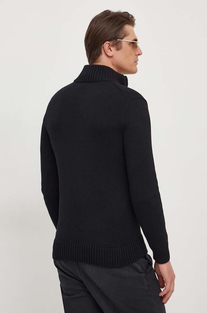 Polo Ralph Lauren пуловер мъжки от памук черен 710859939