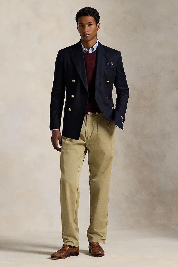 Polo Ralph Lauren пуловер мъжки от вълна бордо 710974148