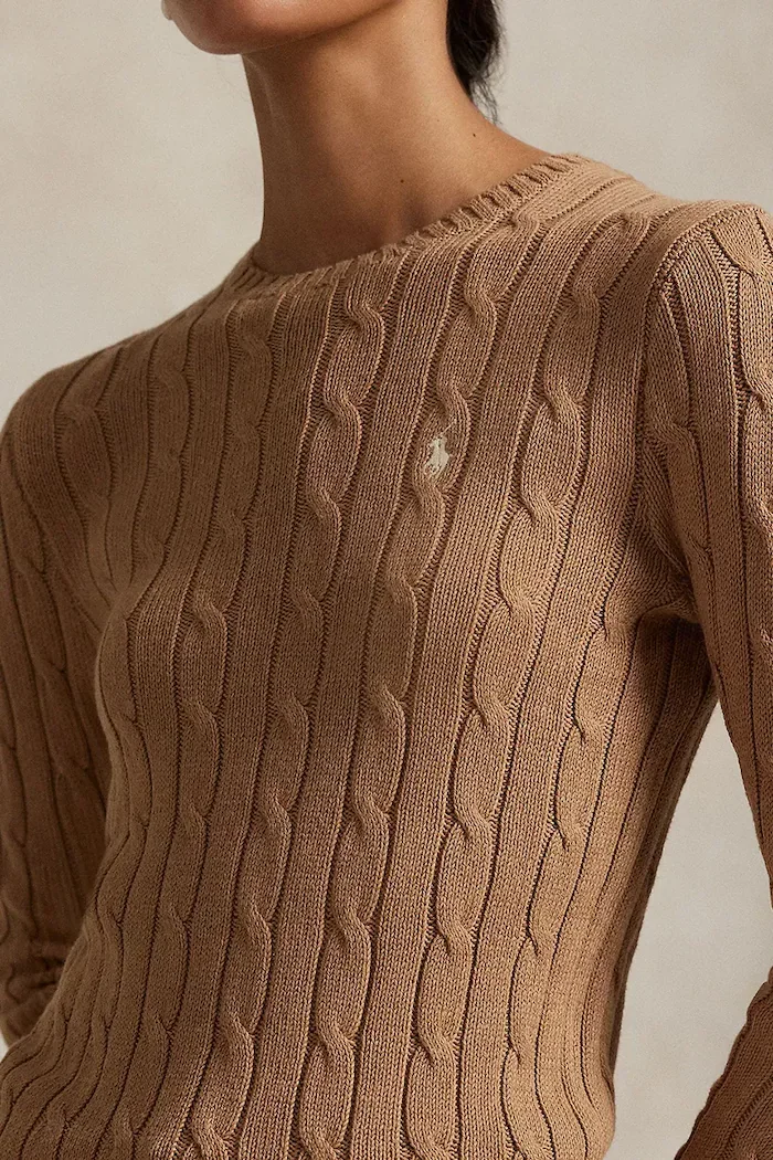 Polo Ralph Lauren Пуловер в бежово от лека материя 211971795