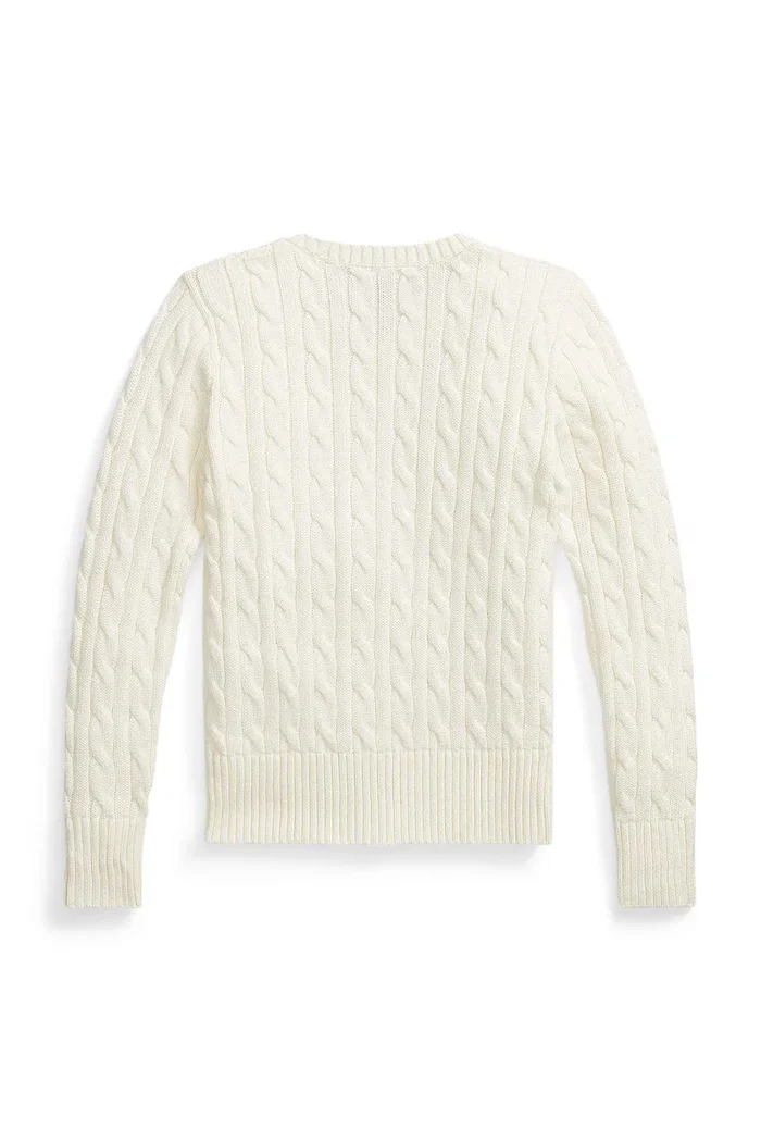 Polo Ralph Lauren пуловер за деца от памук бял 313901316011